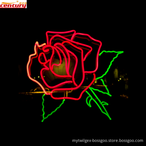 wholesale china factory price custom flowers neon light sign